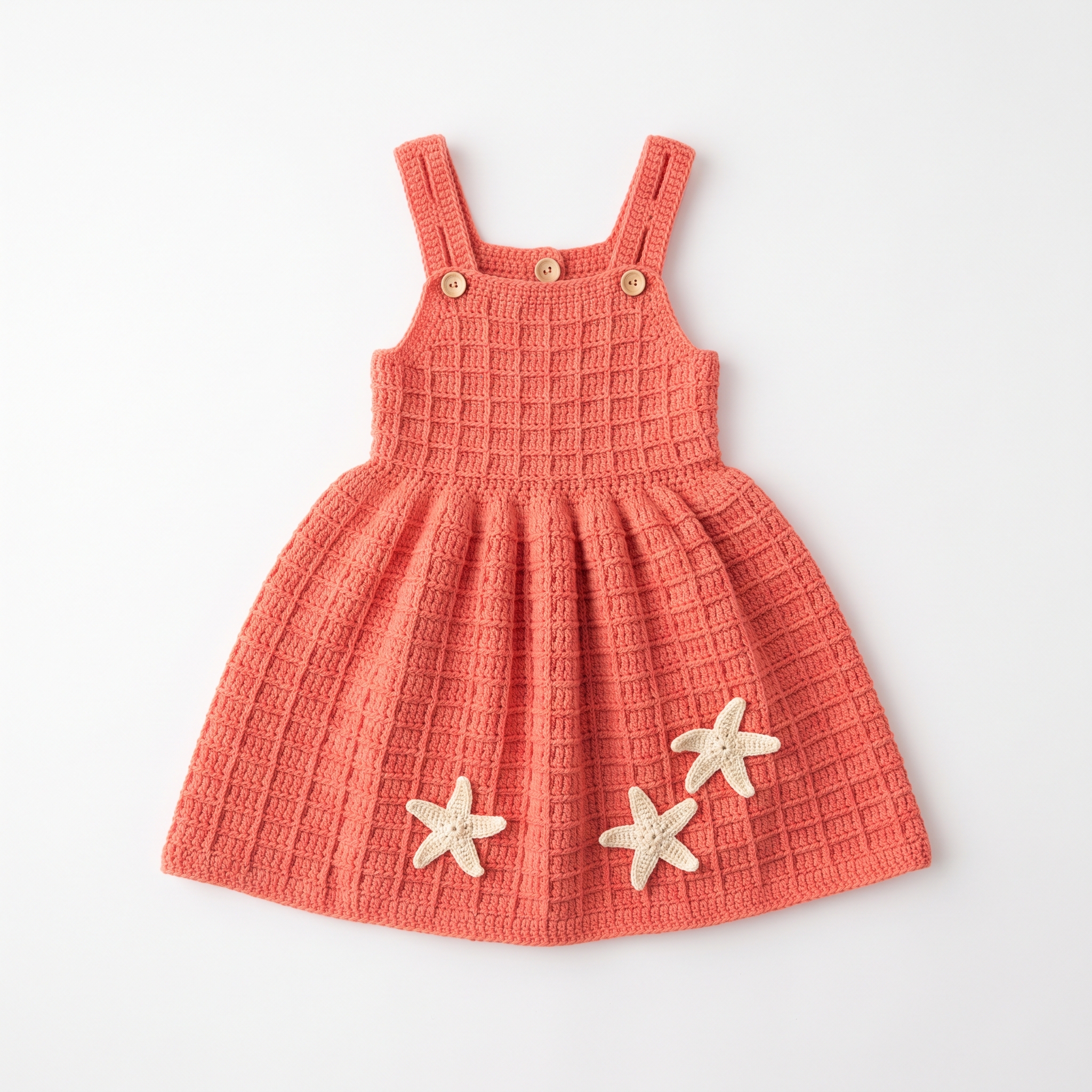 Coral Reef Baby Crochet Pinafore Free Pattern