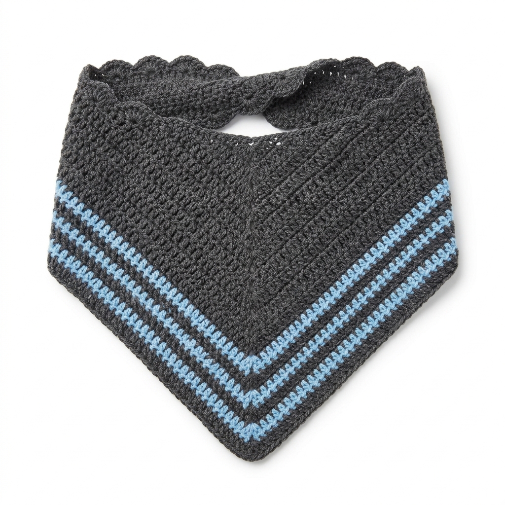 Crochet Bandana for Men: Easy Free Unisex Pattern