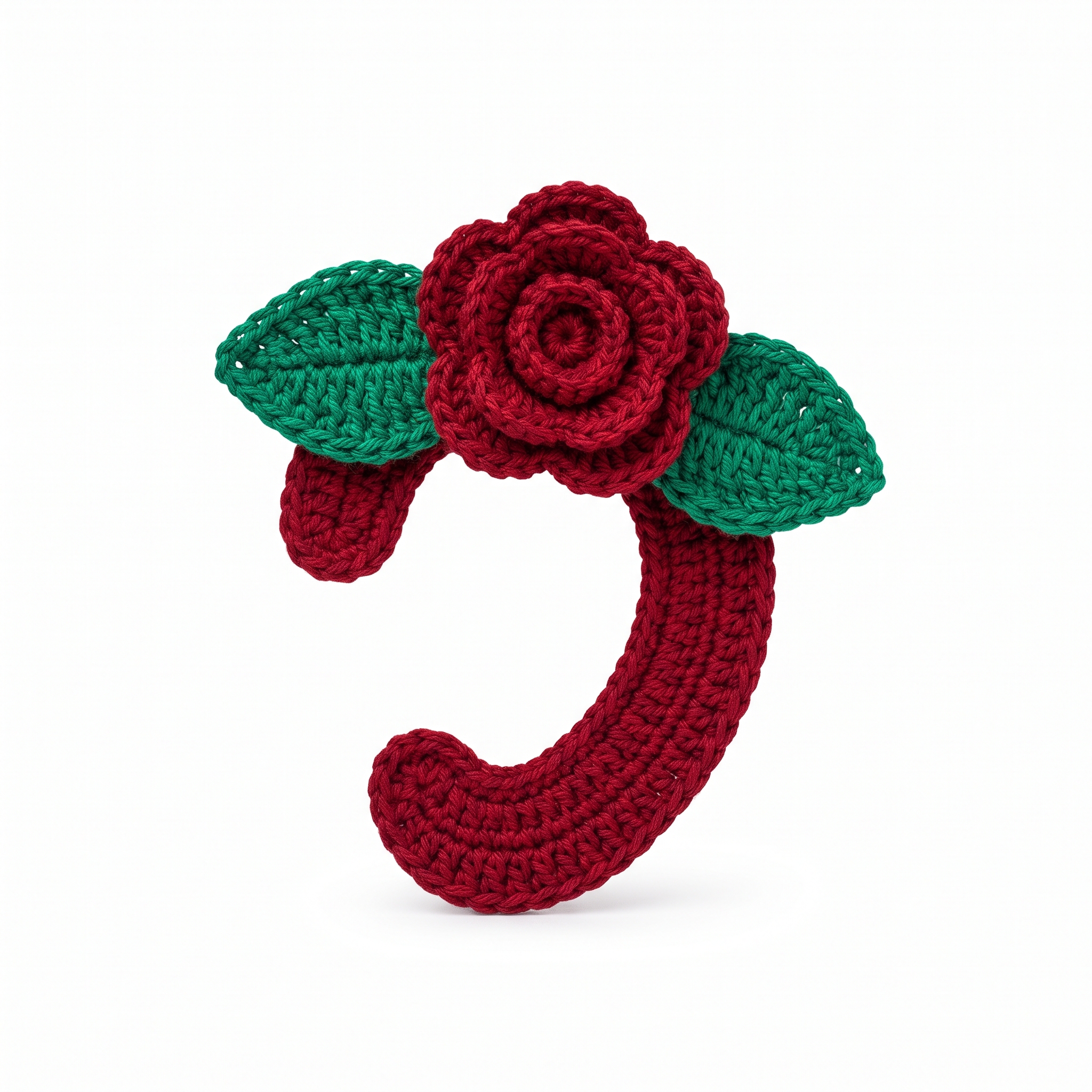 Winter Rose Ear Cuff Free Crochet Pattern